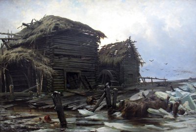 Abandoned Mill by Julius Sergius von Klever